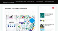 Desktop Screenshot of blog.saginfotech.com